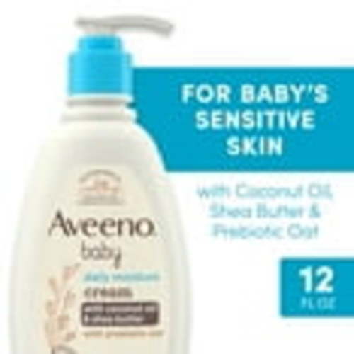 Aveeno Baby Daily Moisturizing Body Lotion Cream for Baby and Toddler with Nourishing Oat, 12 fl oz