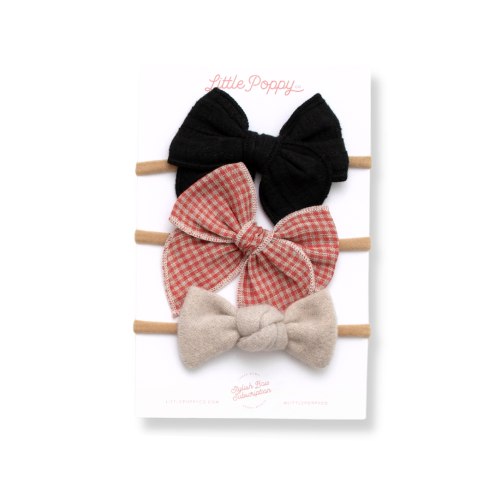 The Kate Headband Bow Set – Little Poppy Co.