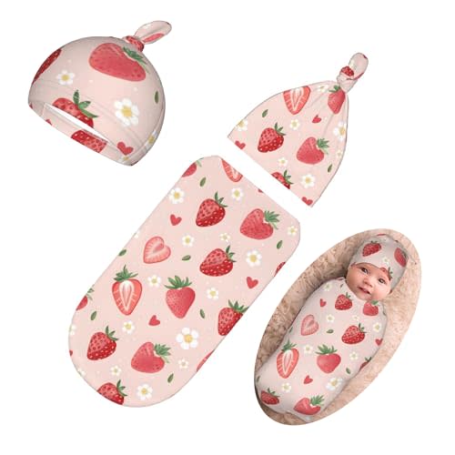 3D Print Food Newborn Swaddling Blanket Beanie Hat Funny Blanket Sleeping Bag New Born Sleep Sacks for Boys Girls