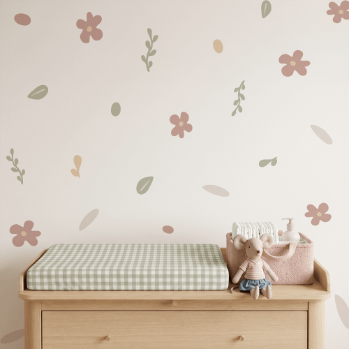 Boho Florals Wall Decal