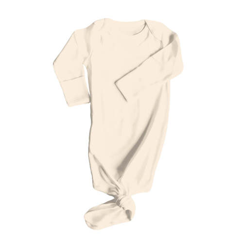 Knot Gown In Antique White – Zumbamboo