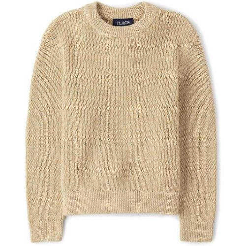 The Children's Place Boys Long Sleeve Crew Neck Pullover Sweater