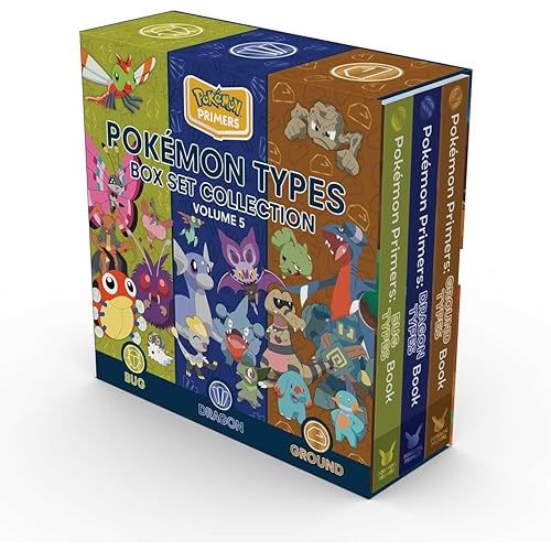 Pokémon Primers Type Box Set Collection, Volume 5: Bug, Dragon, Ground Paperback – March 24, 2026