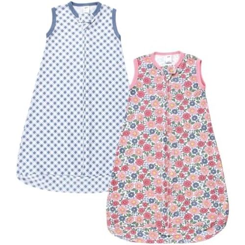 Hudson Baby BabyCotton Long-Sleeve Wearable Sleeping Bag, Sack, Blanket