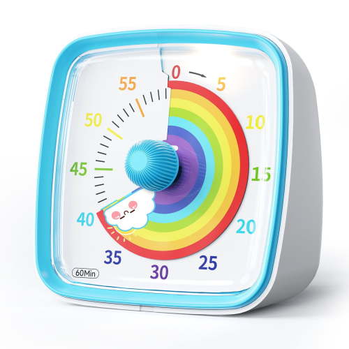 Visual Timer | Mini Electronic Timer with Visual Interface for Study, Work & Sports | Portable Countdown Timer with Accurate Timekeeping | Includes 1 Timer