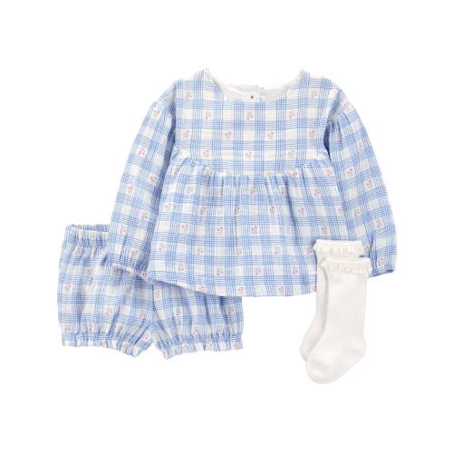 Carter's Child of Mine Baby Girl Outfit Set, 3-Piece, Sizes 0/3-24 Months
