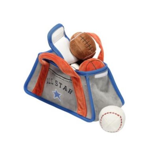 Baby Sports Interactive Plush Toy Set - Football/Basketball/Baseball
