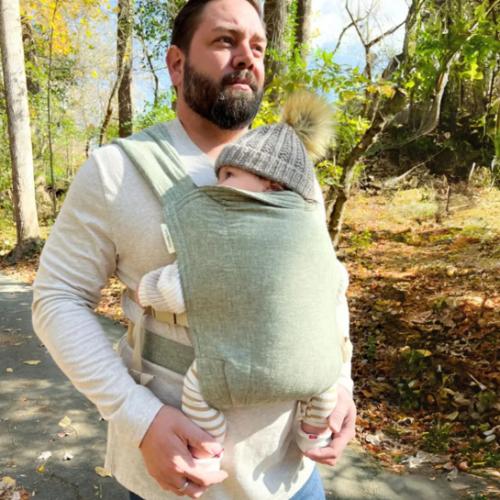 Green Baby Carrier | Ergonomic Soft Structured Carrier