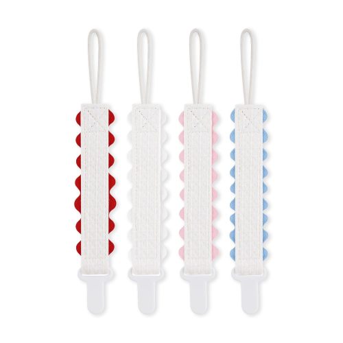 Pacifier Clip for Baby Boy and Girl, 4 Pack, B