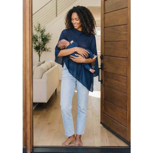The Navy Cocoon™ Breathable Nursing Cover