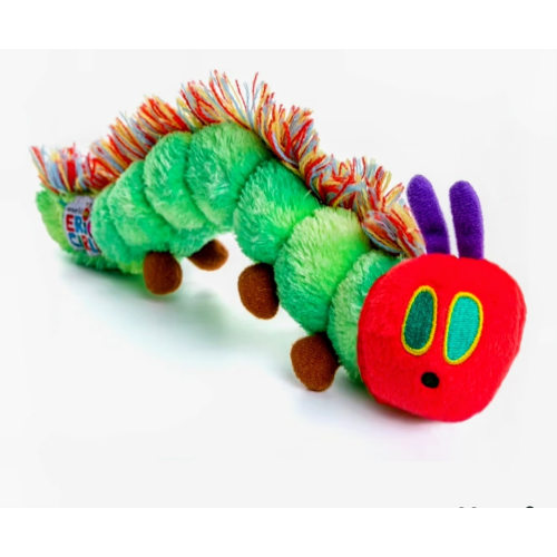 KIDS PREFERRED World of Eric Carle, The Very Hungry Caterpillar Bean Bag Toy, 10 inches