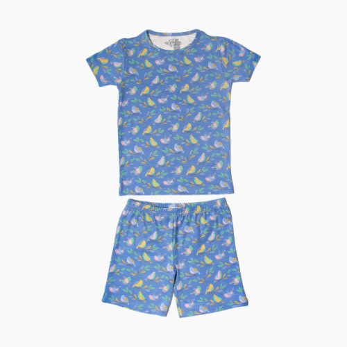 Copper Pearl Printed 2-Piece Short Sleeve Pajamas - Birdie, 18 Months