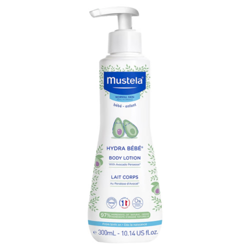 Mustela Hydra Bebe Body Lotion - Daily Moisturizing Baby Lotion with Natural Avocado, Jojoba & Sunflower Oil – Various Sizes