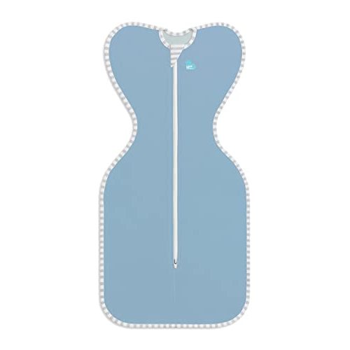Love to Dream Swaddle UP, Baby Sleep Sack, Self-Soothing Swaddles for Newborns, Get Longer Sleep, Snug Fit Helps Calm Startle Reflex, New Born Essentials for Baby, 1.0 TOG, 5-8.5 lbs, Dusty Blue