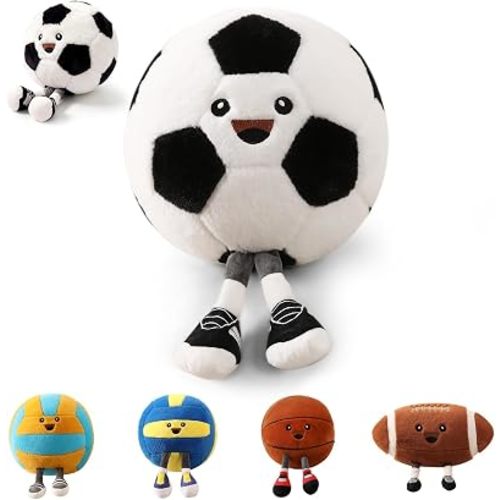 Soccer Ball Plush Pillow,Cute Plushies, Squishy&Huggable Stuffed Plush Toy