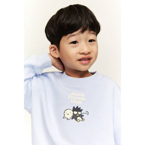 SWEATSHIRT WITH PRINTED MOTIF