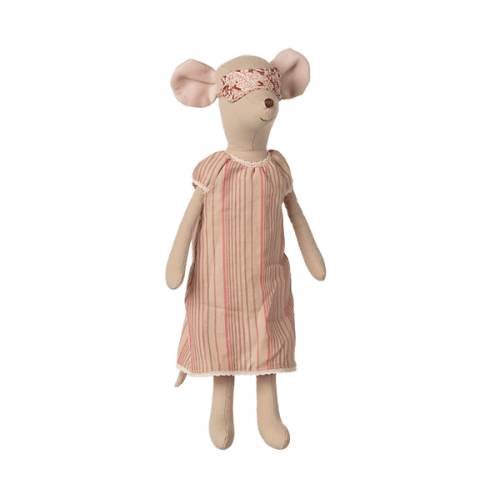 Maileg Medium Mouse in Nightgown - Maileg USA