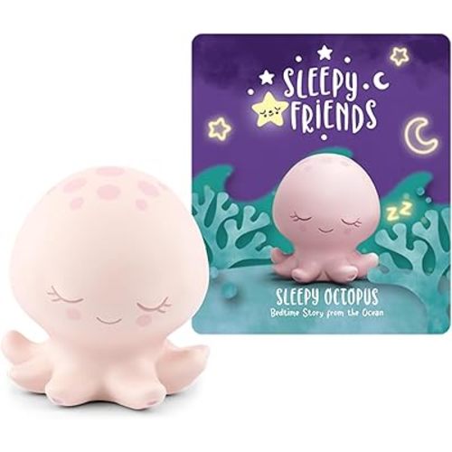 Tonies Sleepy Friends: Bedtime Story from The Ocean Audio Toy Figurine Featuring Sleepy Octopus