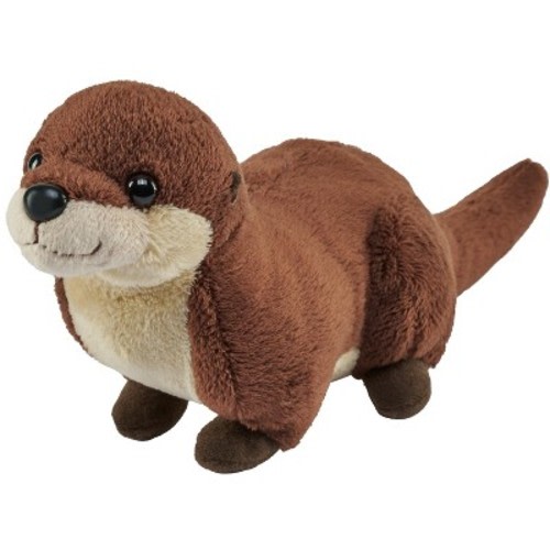 Wild Republic Pocketkins Eco River Otter, Stuffed Animal, 5 Inches, Plush Toy, Made from Recycled Materials, Eco Friendly