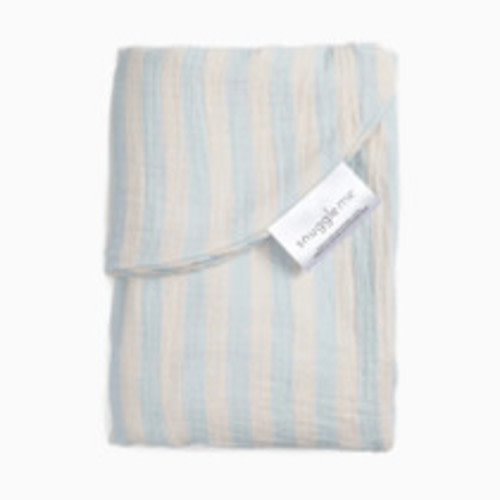 Snuggle Me Organic Infant Lounger Muslin Cover - Sky Stripe