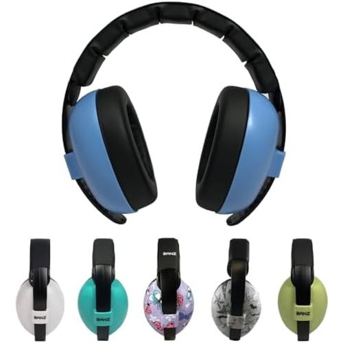 BANZ Baby Ear Muffs Noise Cancelling Headphones, Infant, Sky Blue