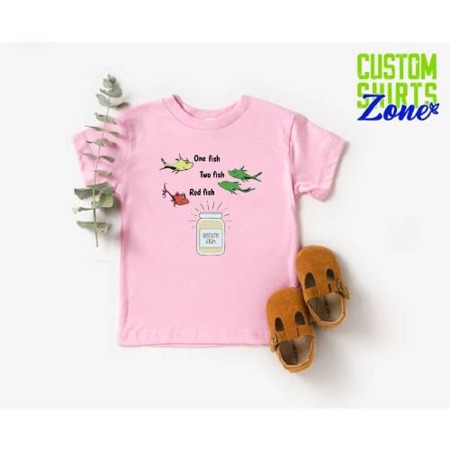 One Fish Two Fish Red Fish Shirt,Gelfilte Fish Tee,Funny Passover Toddler Shirt,Happy Passover Gift,Passover Jewish Bodysuit,Religious Shirt