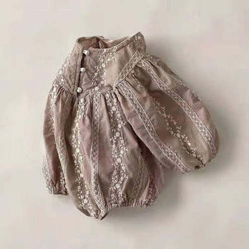 Laurel’s Floral Weave Romper – Teeny Mini Me