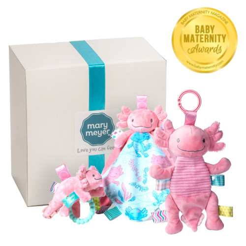 Taggies Lizzy Axolotl Gift Set - Mary Meyer Stuffed Toys