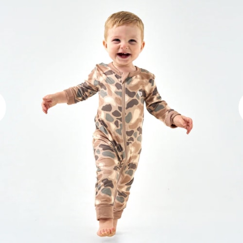 Baby Zip Up - Pintail Camo – BURLEBO