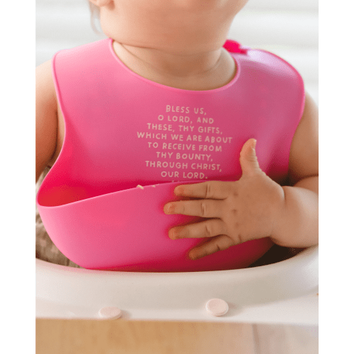 Meal Blessing Silicone Bib