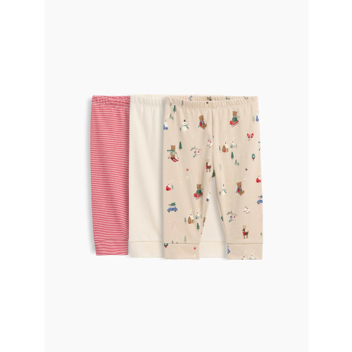 Baby First Favorites Organic Cotton Pull-On Pants (3-Pack)