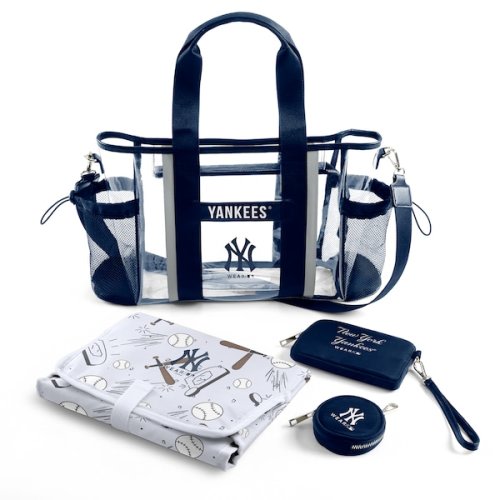 New York Yankees WEAR by Erin Andrews Clear Stadium Baby Bag