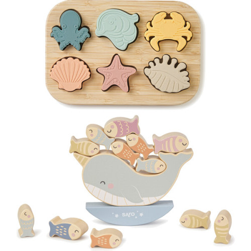 Seaside Balance & Puzzle Set - Saro | Maisonette