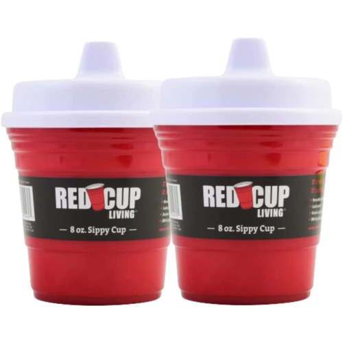 Red Cup Living Baby Sippy Red Party Cup (Set of 2)