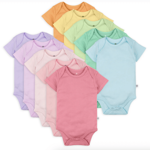 10-Pack Organic Cotton Short Sleeve Bodysuits | Honest Baby Clothing
