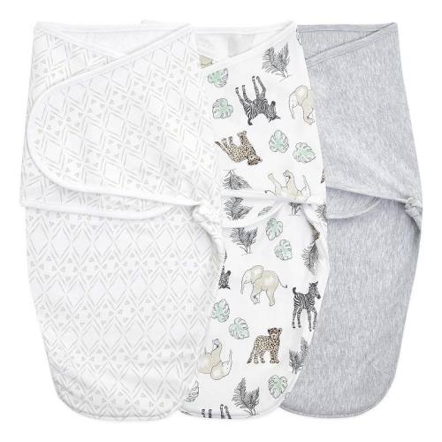 aden + anais essentials 3-pk Cotton Wrap Swaddles