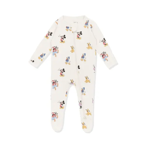 Zippered Footie in Mickey Mouse and Friends