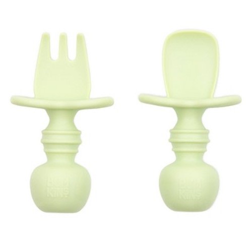Bumkins Silicone Chewtensils - Sage