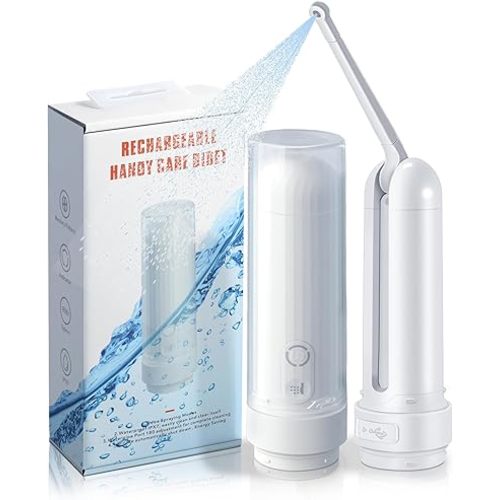 Portable Bidet - High Pressure Electric Sprayer Toilet with 3 Spraying Modes -Travel Bidet with USB-C Rechargeable Handheld Water Sprayer for Women and Men - Personal Hygiene Postpartum Care