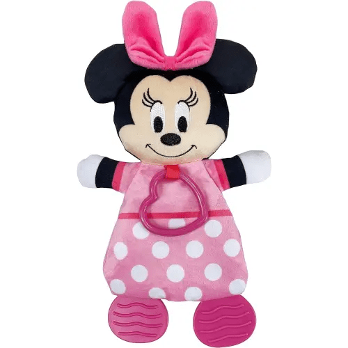 Kids Preferred Disney Baby Minnie Mouse Plush and Sensory Crinkle Teether Toys for Newborn Baby Boys and Girls 10 inches