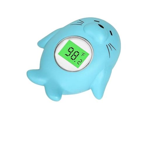 Baby Bath Thermometer - Floating Digital with LED Safety Alert