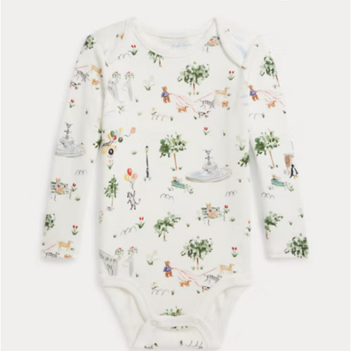 RL Baby x Riley Sheehey Cotton Bodysuit