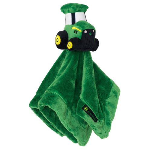 John Deere Baby Security Blanket With Stuffed Toy Tractor Truck Newborn and Infant