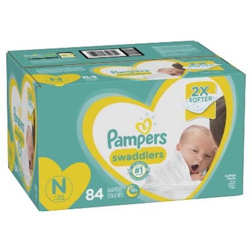 Pampers Swaddlers Diapers Super Pack - (Select Size), Size: Size Newborn  (84 Count)