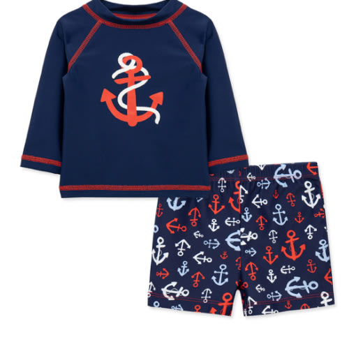 Anchor 2-Piece Rashguard Set (6M-24M)