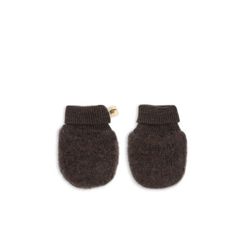 SAGA WOOL FLEECE GLOVES - hazel