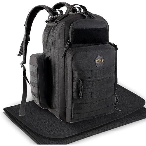 HighSpeedDaddy - Baby Diaper Backpack, Military-Grade, Waterproof, Compact Baby Travel Bag with Diaper Changing Mat
