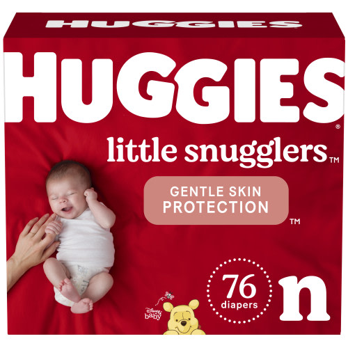 Huggies Little Snugglers Diapers - Newborn (76 Count)