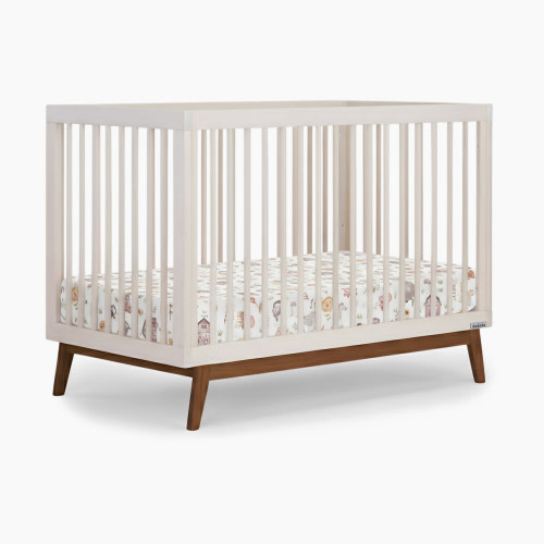 dadada Soho 3-in-1 Convertible Crib - Almond Milk/Walnut