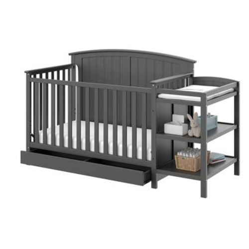 Storkcraft Steveston 4-in-1 Convertible Crib and Changer with Drawer